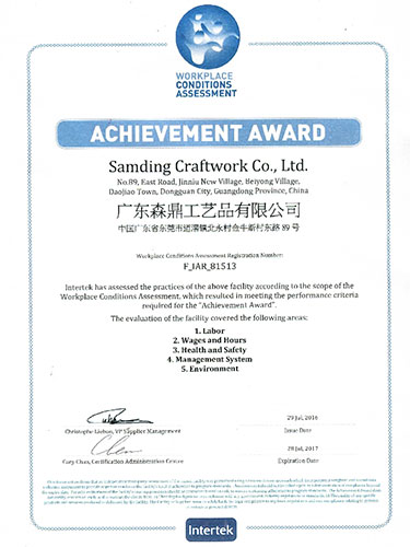 WCA Certificate