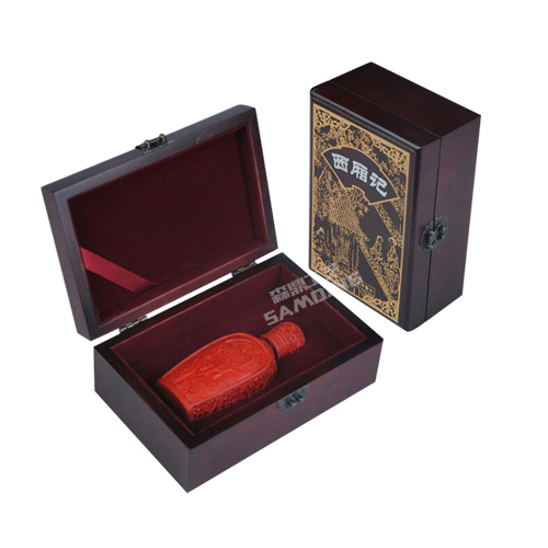 Perfume gift wooden piano baking box